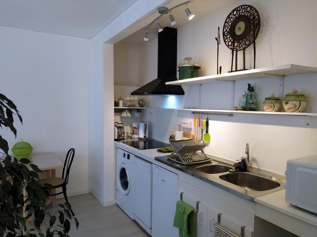 Grand Studio, Super Equipe, 2 Pas Du Centre-Ville "Clos-Du-Boulanger" - Parking Prive モンベリアル エクステリア 写真